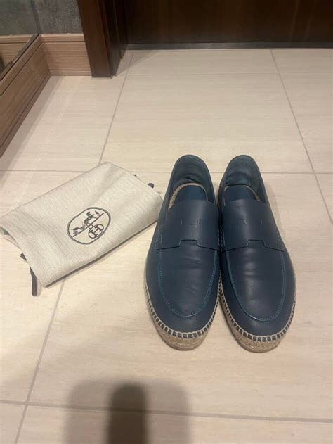 hermes espadrilles men|Hermes men's loafers shoes.